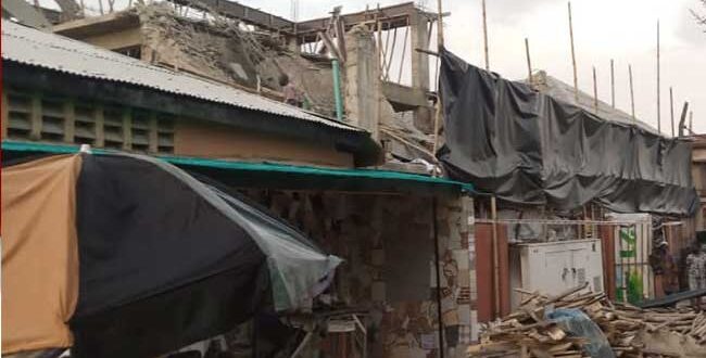 LASBCA Seals Site Of Collapsed Three-Story Building In Lagos